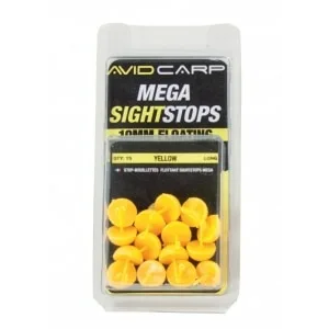 AVID CARP SIGHT STOPS - LONG / YELLOW (AVSS/LY)