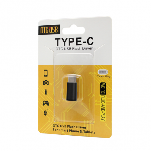 Adapter micro USB na type C crni slika 2