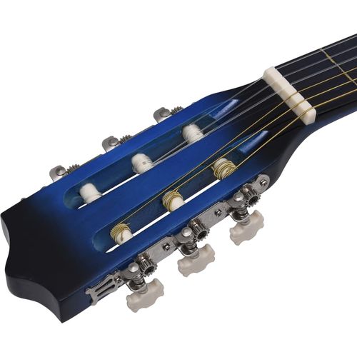8-dijelni set klasične gitare za početnike plavi 1/2 34" slika 26