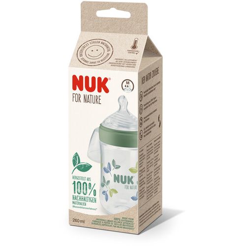 NUK plastična bočica For Nature bočica 260ml temp M multicolor 10216302 slika 2