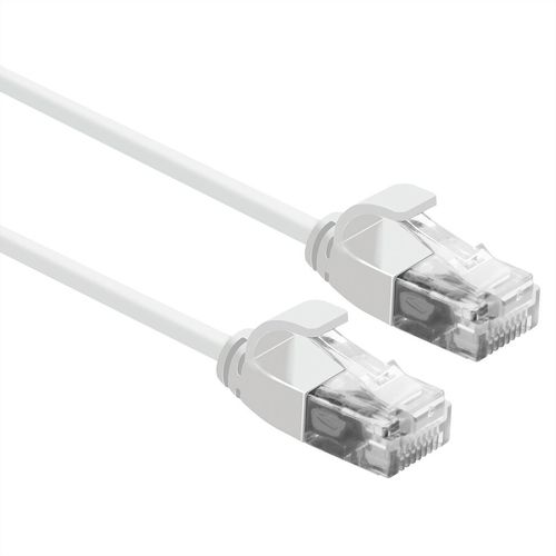 ROLINE UTP Bakar PatchCord SLIM Cat6A LSOH white 1.0m slika 2