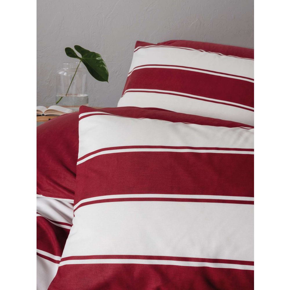 Ranforce double quilt cover set Jolly, colours: red, white slika 9