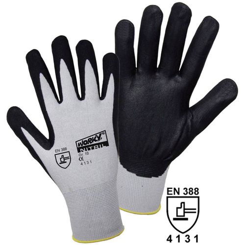 L+D worky FOAM Nylon NITRILE 1158-11 najlon rukavice za rad Veličina (Rukavice): 11, xxl EN 388 CAT II 1 Par slika 3