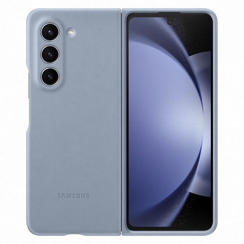 Samsung futrola od eko-koze za Fold 5, plava slika 3