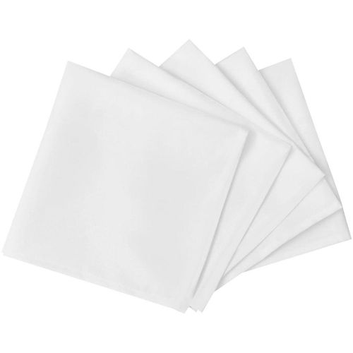 50 Bijelih Platnenih Ubrusa 50 x 50 cm slika 4