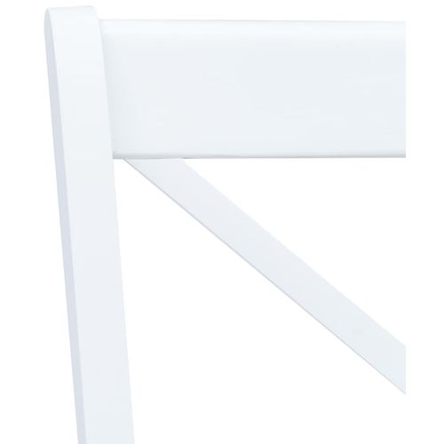 5-dijelni blagovaonski set od drva kaučukovca bijelo-smeđi slika 18