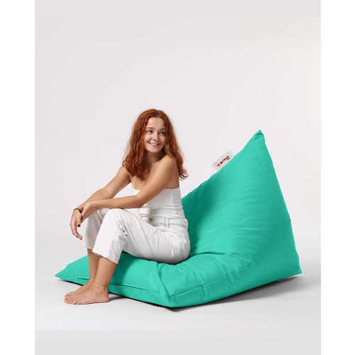 Atelier Del Sofa Piramida Veliki Krevet Pouf - Tirkizni Vrt Bean Bag slika 9