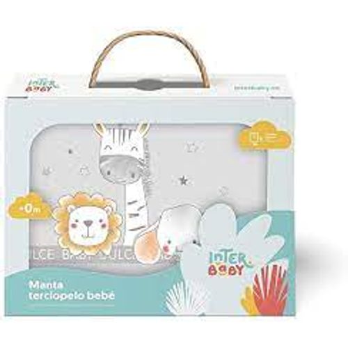 InterBaby dekica 110x140 Jungle Grey slika 1