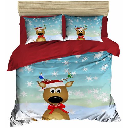 XMAS Posteljina Super King Quilt Cover Set (EU) (IT), crveno
Plavi
Bijela
Smeđi slika 1