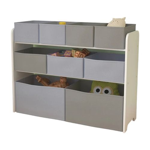 Kinder Home Organizator Za Igračke Belo-Sivi slika 3