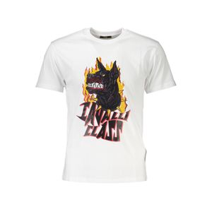 CAVALLI CLASS T-SHIRT SHORT SLEEVE MAN WHITE