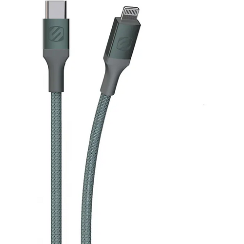 SCOSCHE, Strikeline heavy-duty kabel USB-C na lightning, 1.2m, sivi slika 1