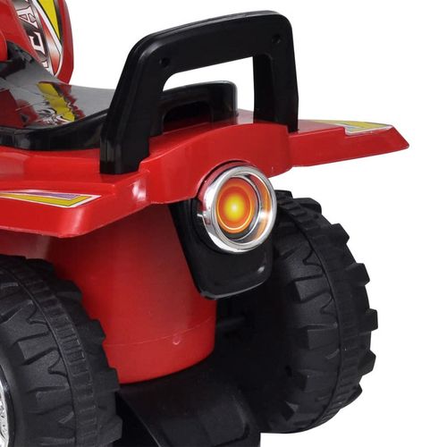Crveni Dječji Motocikl na 4 Kotača s Zvučnim i Svjetlosnim Efektima slika 22