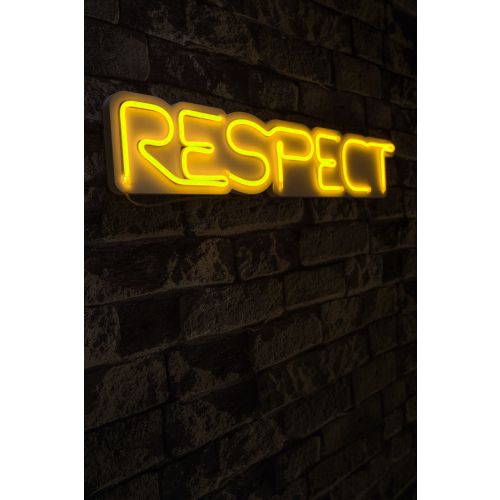 Wallity Ukrasna plastična LED rasvjeta, Respect - Yellow slika 1