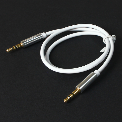 Audio kabl Teracell Aux 3.5mm beli 0.5m slika 1
