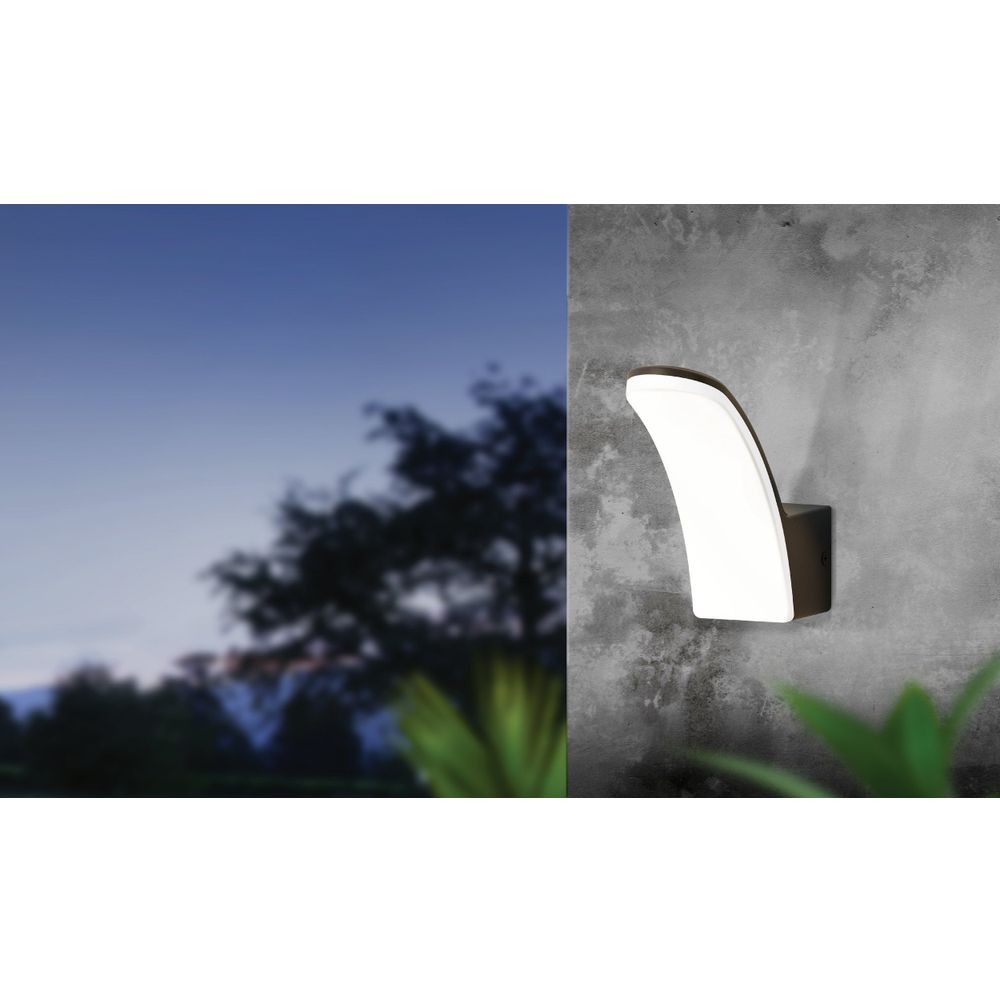 Eglo  fiumicino vanjska/zidna, led, 11w, 1500lm, crna/bijela  slika 6