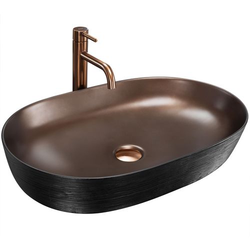 Umivaonik REA Cleo 61 Copper Bush / Black slika 2