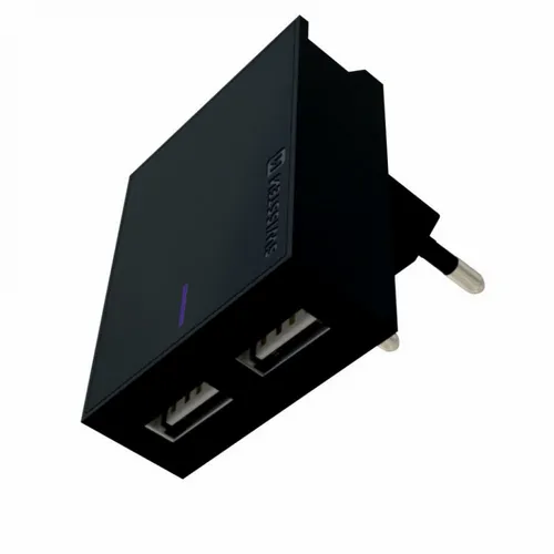 Swissten punjač 2x USB 3A crna slika 2