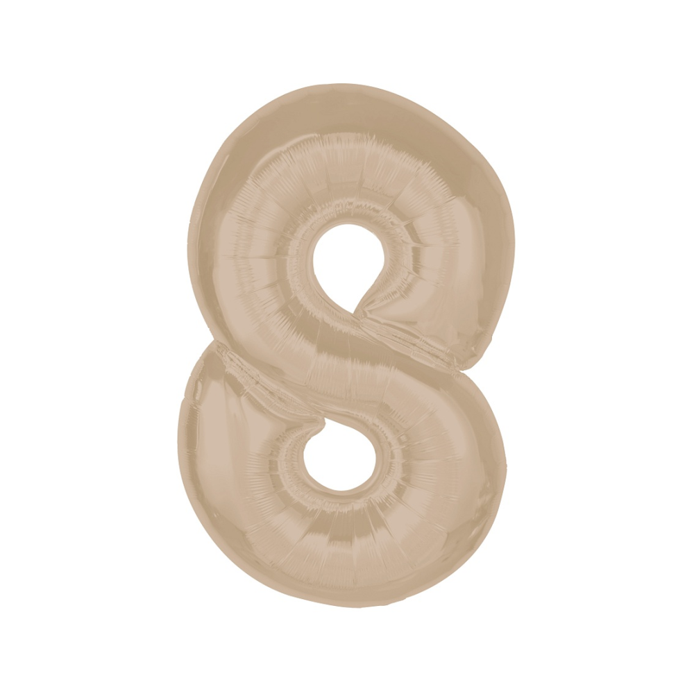 CH-S9L8 Folijski balon Matt Latte 8,92 cm slika 1