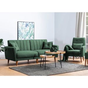 Atelier Del Sofa Garnitura s kaučem, Aqua-TKM07-1070