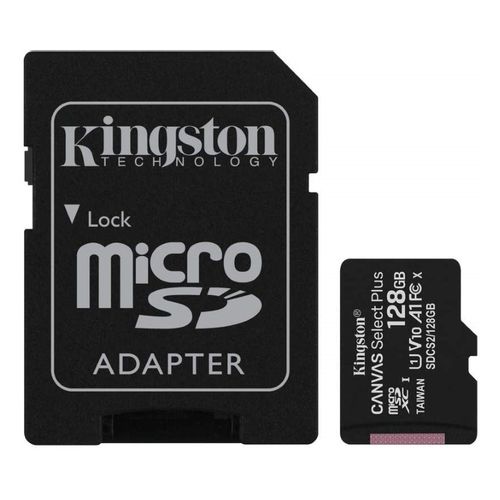 KINGSTON Memorijska kartica A1 MicroSDXC 128GB 100R class 10 SDCS2/128GB + adapter slika 1