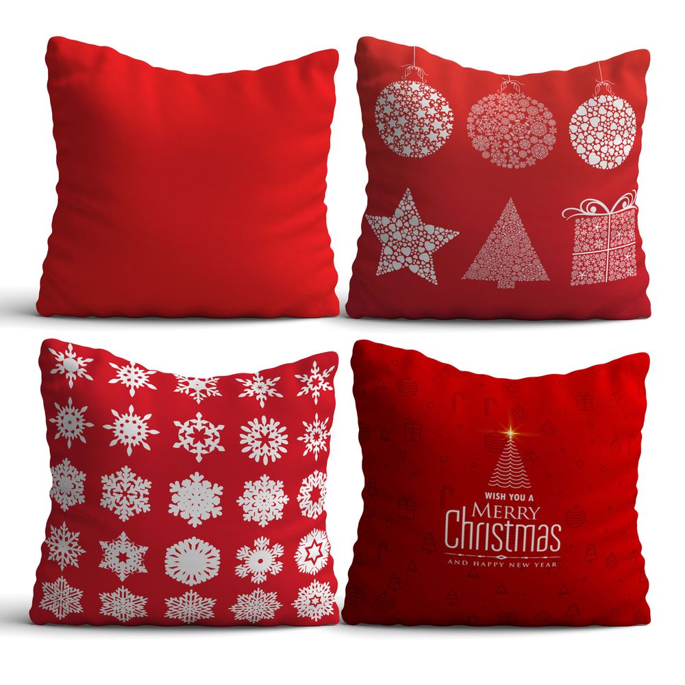 Cushion set (4 pieces) NYXMAS07, colour: multicolor slika 1