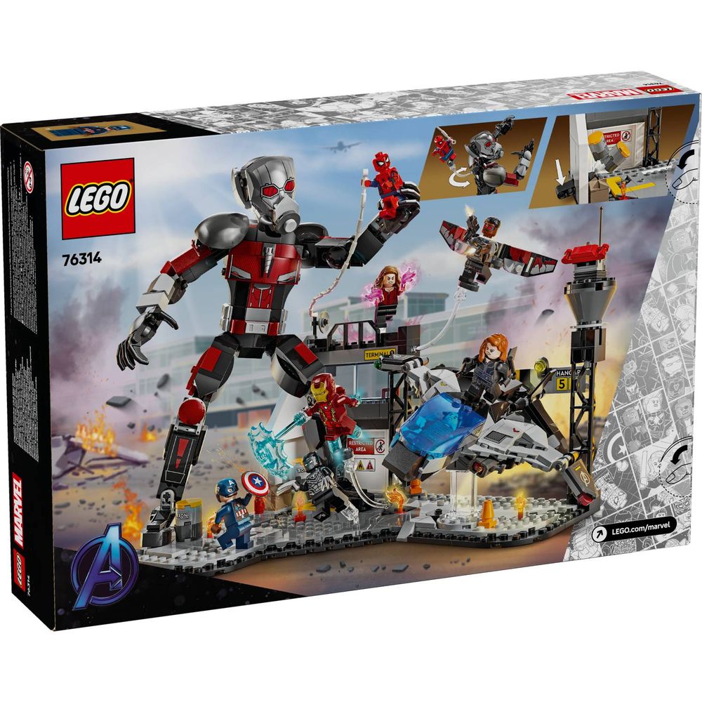 LEGO 76314 Bitka iz filma Kapetan Amerika: Građanski rat slika 11