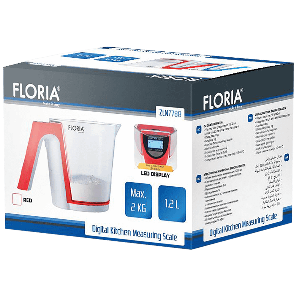 Floria Vaga kuhinjska sa posudom, do 2 kg., plava - ZLN7788/BL slika 2