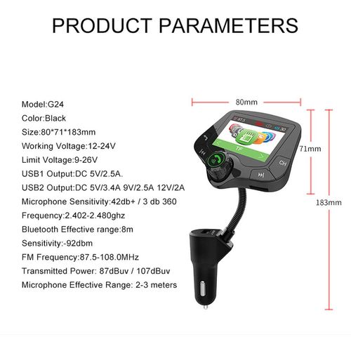 FM Predajnik CAR ACESSORIES 888 G24 slika 9