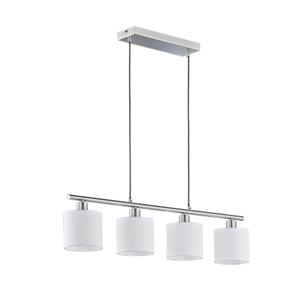 Trio Lighting luster Tommy 4 – 75 cm, bijelo-mat, 4× E14, 230 V slika 1
