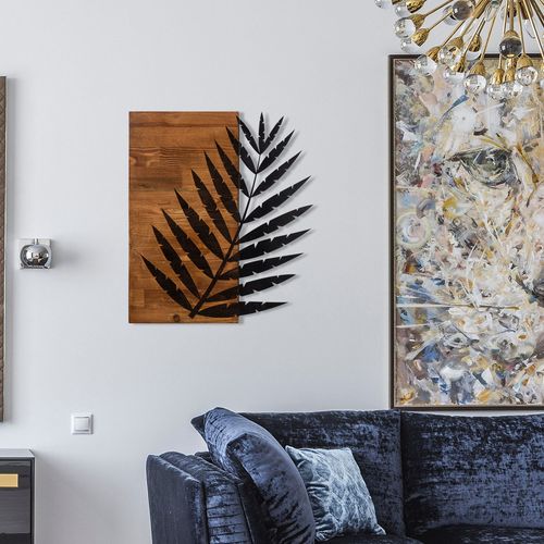 Wallity Zidna dekoracija drvena, Leaf3 Metal Decor slika 2
