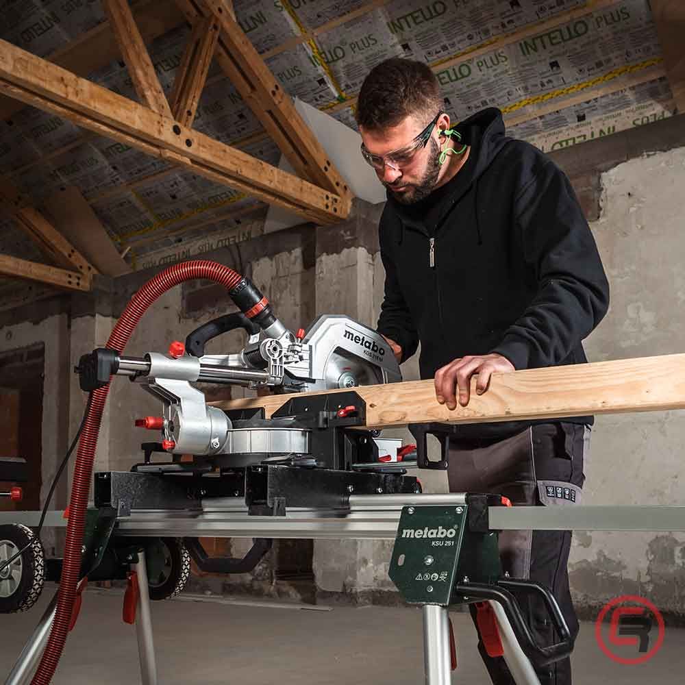 Metabo Pila Kružna KGS 216 M Set Za Kutno Rezanje Potezna 216mm / 1,5kW Sa Dva Lista Pile – 613216900 slika 2