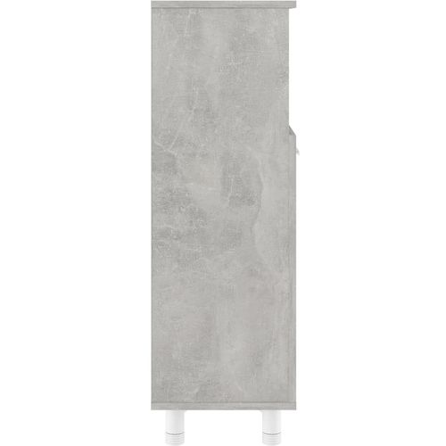 Kupaonski ormarić siva boja betona 30 x 30 x 95 cm od iverice slika 18