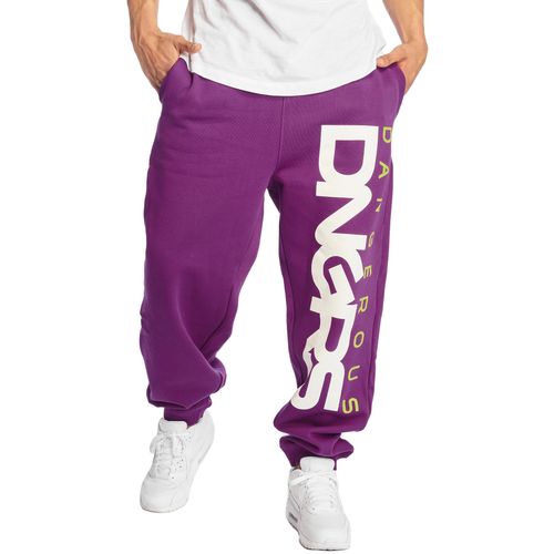 Dangerous DNGRS / Sweat Pant Classic in purple slika 7