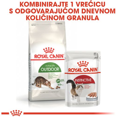 ROYAL CANIN FHN Outdoor, potpuna i uravnotežena hrana za mačke namijenjena aktivnim mačkama koje žive pretežno na otvorenom, 400 g slika 3