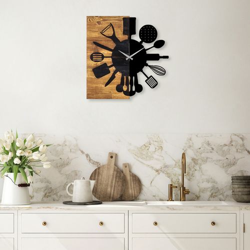 Wallity Ukrasni drveni zidni sat, Wooden Clock 32 slika 3