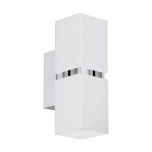Eglo Passa zidna lampa, LED, GU10, 2x3,3W, krom/bijela
