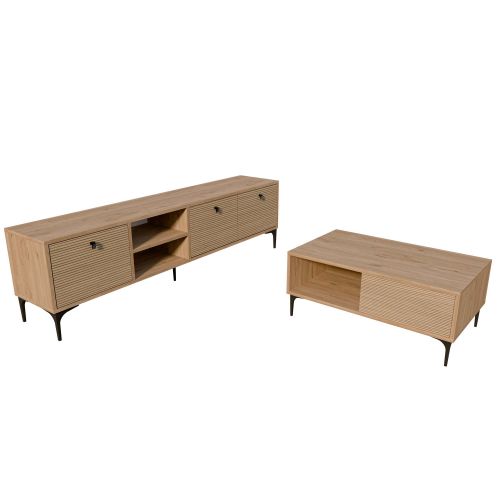 Set 1364-2092 Oak Living Room Furniture Set slika 5