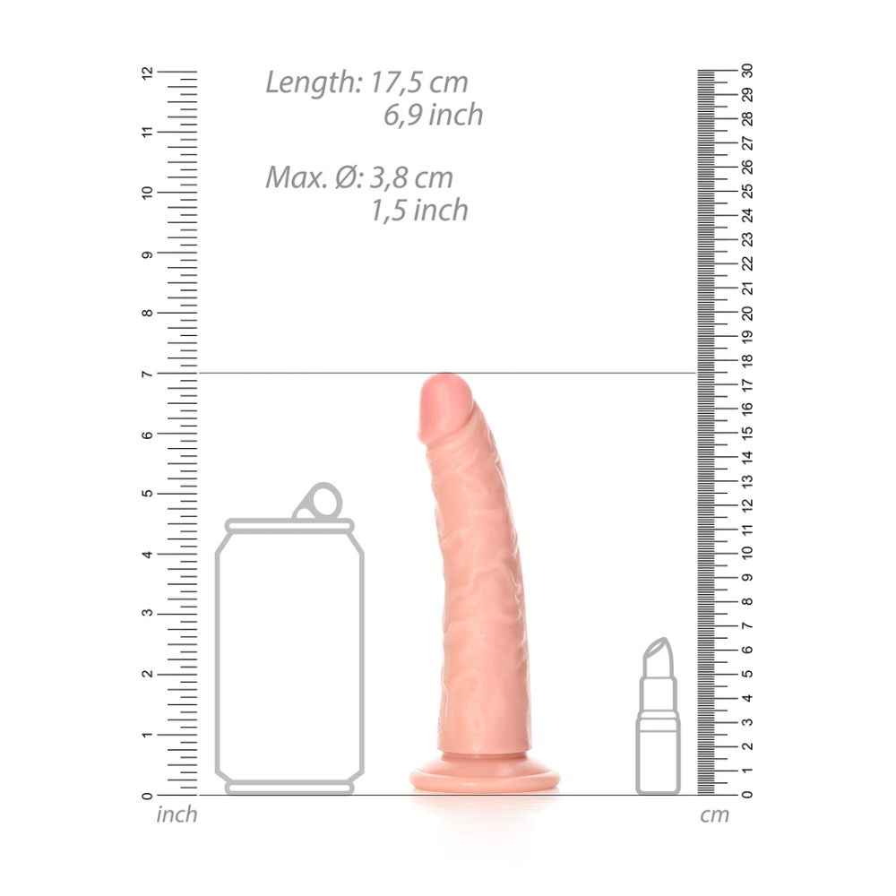RealRock by Shots Tanki realistični dildo s vakuumskom čašicom - 6 / 15,5 cm slika 6