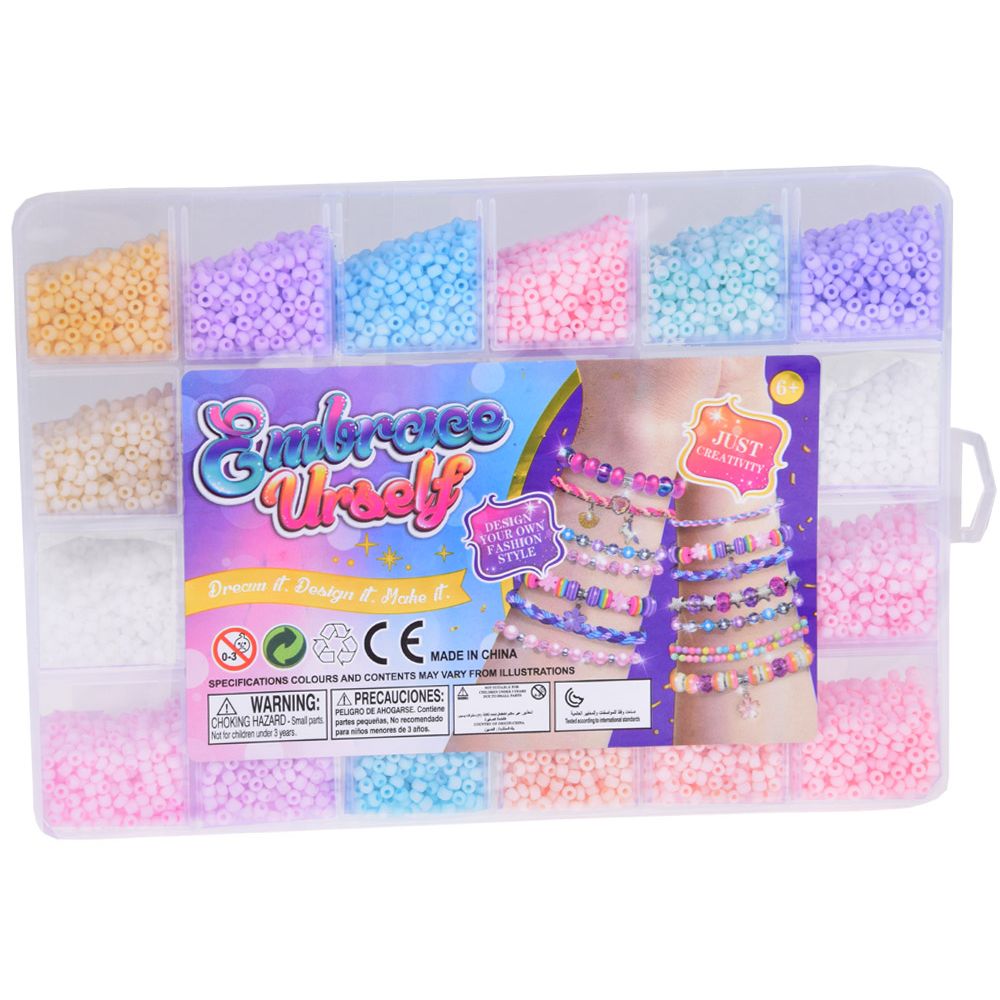 Set pastelnih perli za narukvice prijateljstva, 24 boje slika 8