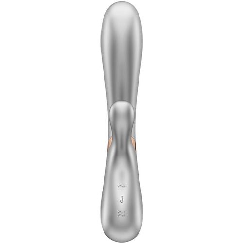 Satisfyer Hot Lover Vibrator Silver and Champagne slika 9