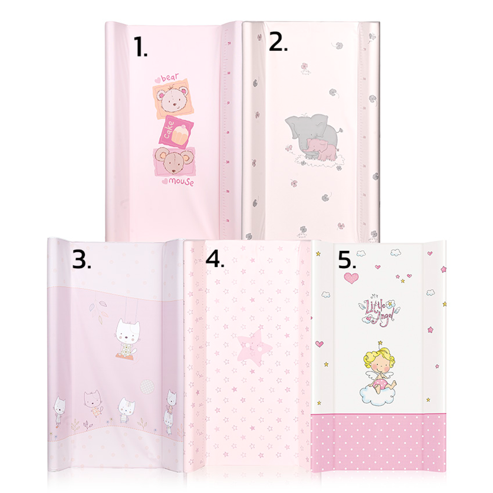 Lorelli Tvrda podloga za previjanje Hard 50x80cm, Pink slika 1