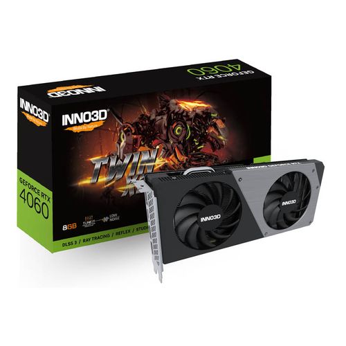 INNO3D GEFORCE RTX 4060 TWIN X2 (2460MHz/ 17Gbps) / 8GB GDDR6 / 128-bit/ DP+DP+DP+HDMI / VA51N / AD1074730 slika 1