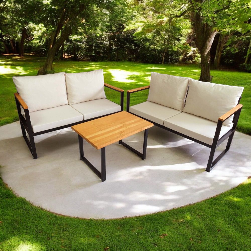 Lounge set CPT5550-130 u bež boji za vrt slika 1