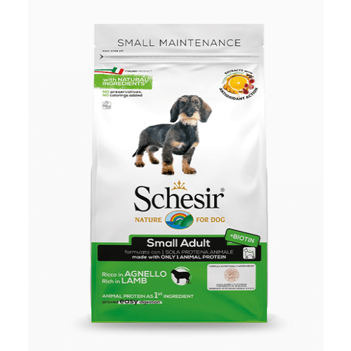 Schesir Dry Small Dog Jagnjetina 800 g slika 1