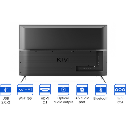 TV Kivi 50'', UHD, Android TV 11, Black, 3840x2160, 60 Hz, Sound by JVC, 2x12W, 70 kWh/1000h , BT5.1, HDMI ports 4, 24 months slika 8