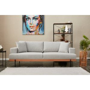 Atelier Del Sofa Liva - Grey Grey 3-Seat Sofa