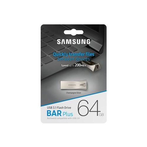 SAMSUNG BAR PLUS 64GB Champagne Silver MUF-64BE3/APC slika 1