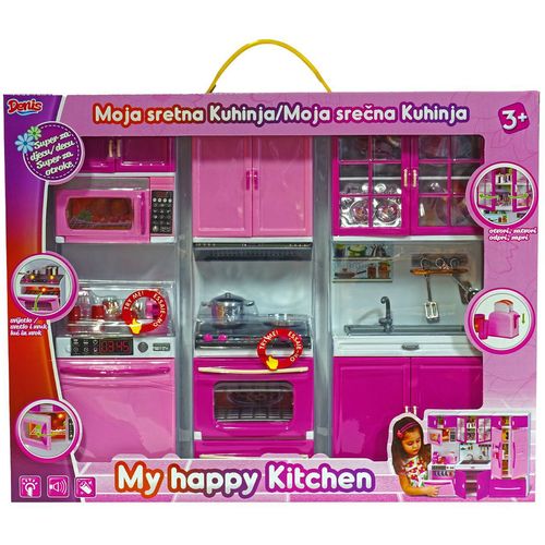 Mini kuhinjica za lutke, zvuk/svjetlo, modularna, sorto slika 1