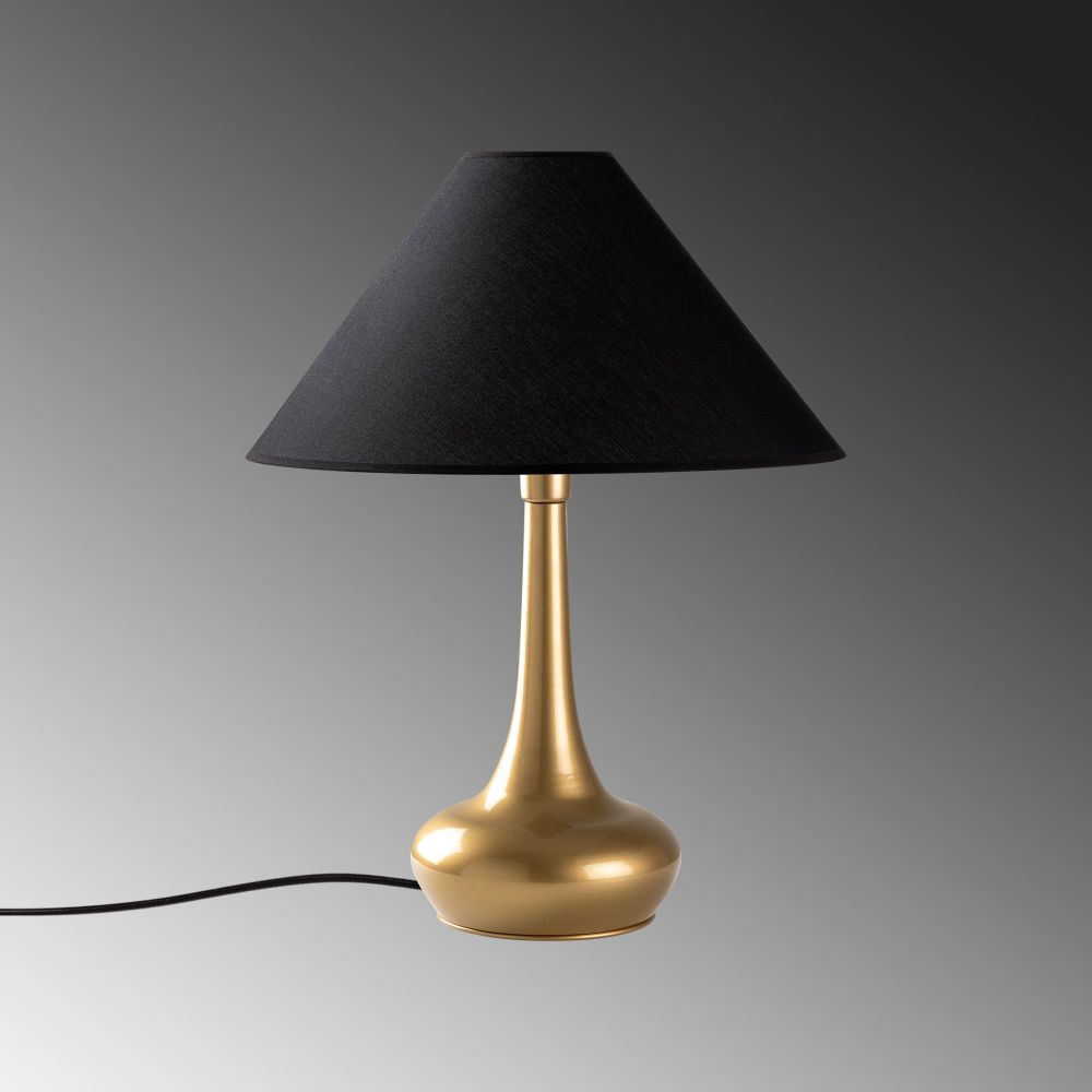 Luna - 15256 Zlatna i Crna Stolna Lampa slika 6